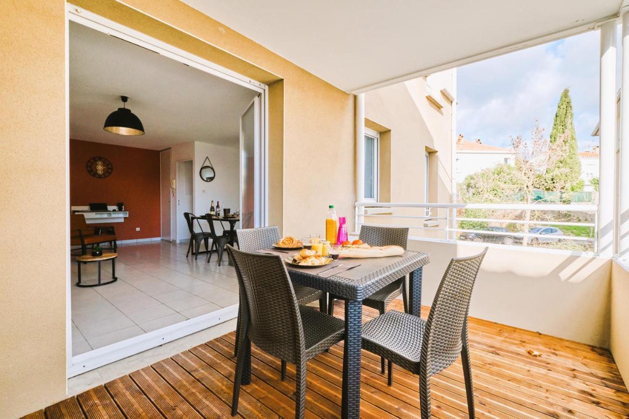 Tout Confort ! Calme, Climatisation, Piscine, Parking Gratuit, Grande Terrasse, Netflix, Wifi Καρκασόν Εξωτερικό φωτογραφία